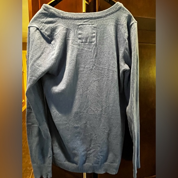 Hollister Blue Button Up Sweater Size Large - Picture 4 of 4